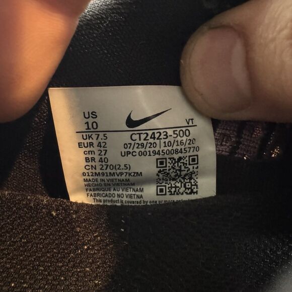 Nike React Infinity Run Flyknit 2 Womens 10 Shoes Running Athletic Sneaker - Picture 8 of 8